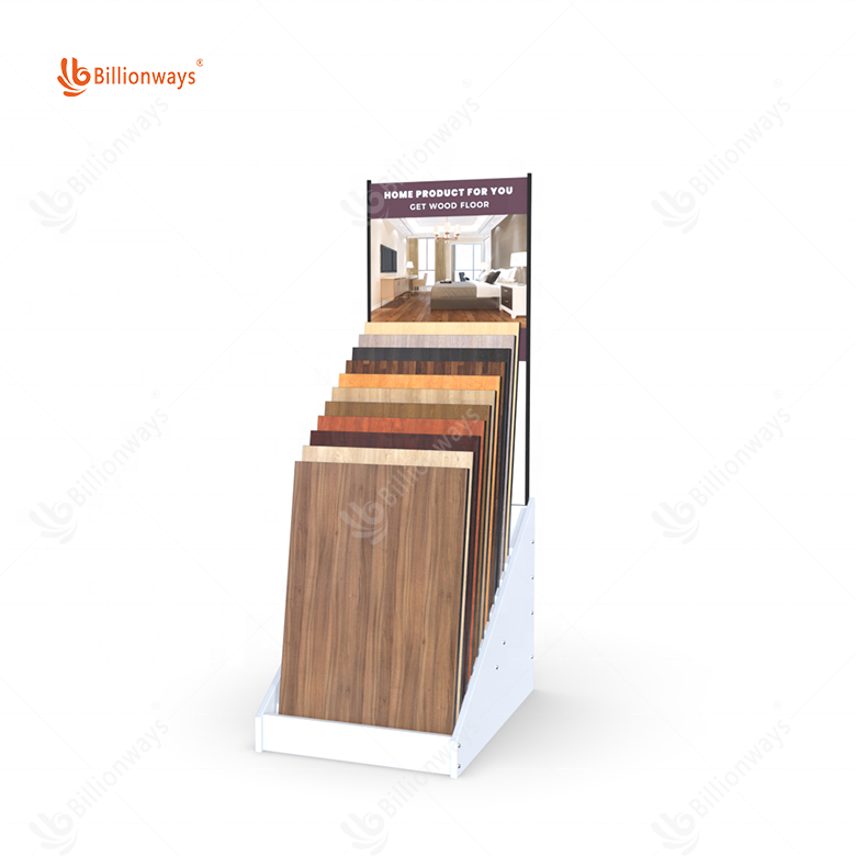 Practical metal ceramic sample showroom floor stand,granite marble shelf,mosaic stone cabinet boards,tile display rack