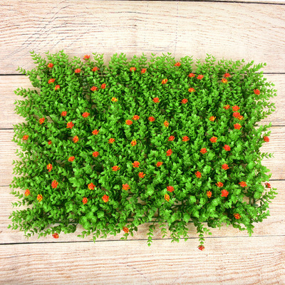 Wholesale Hot Sales 40x60cm Artificial Plants And Flowers Pink Flower Wall Panel Grass Wall for Decoration