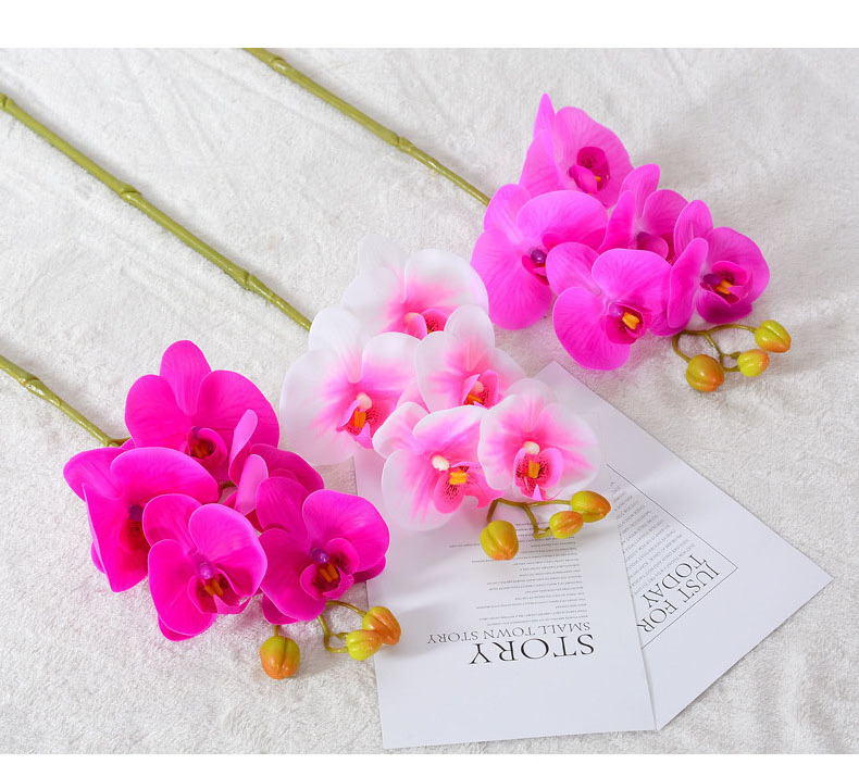 Factory Manufacturer Handmade Yarn Wool Bouquet Knitted Flower Moth Butterfly Orchid For Home Decorative Manufacture