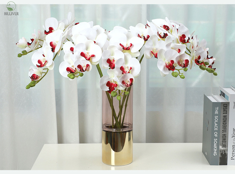 Wholesale Artificial Orchids New House Home Wedding Festival Decoration plastic orchid plants artificial luxury silk flowers