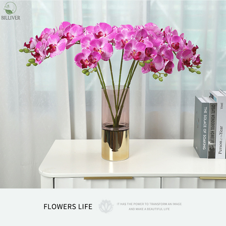 High quality artificial Butterfly Orchids for wedding birthday table centerpiece party decoration