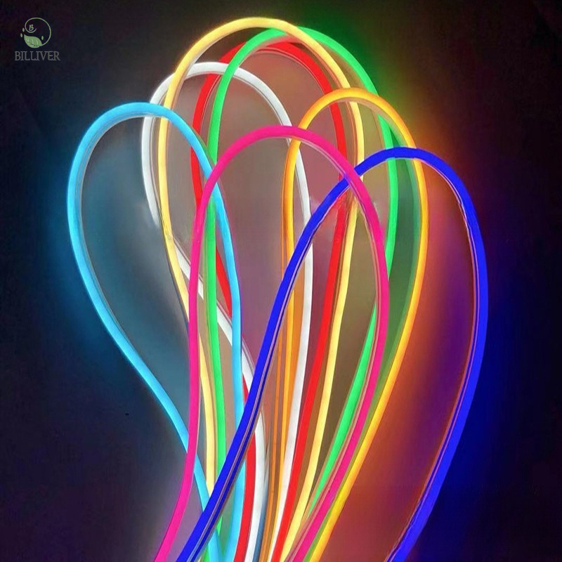 Supplier High Quality Custom	Bedroom Lighting RGB Neon Rope Light Colorful 5 Meter a Roll Rgb Flex Diy Home Room Decoration Lamp