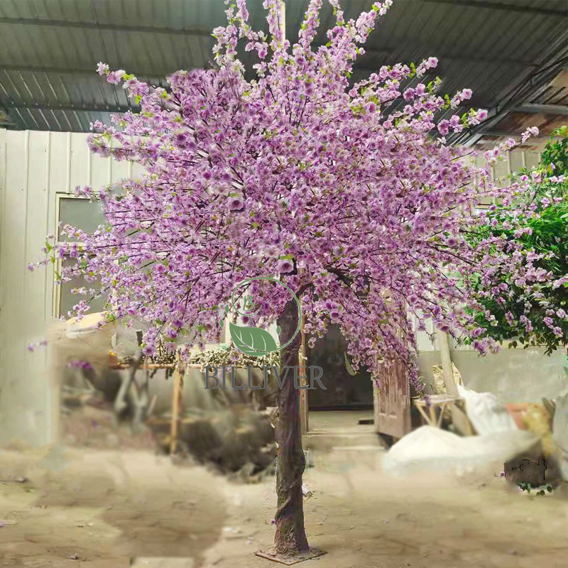 Artificial plastic pink cherry blossom for table rose centerpieces decor decoration runway wedding mini flowers trees