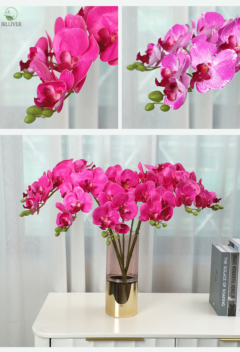 High quality artificial Butterfly Orchids for wedding birthday table centerpiece party decoration