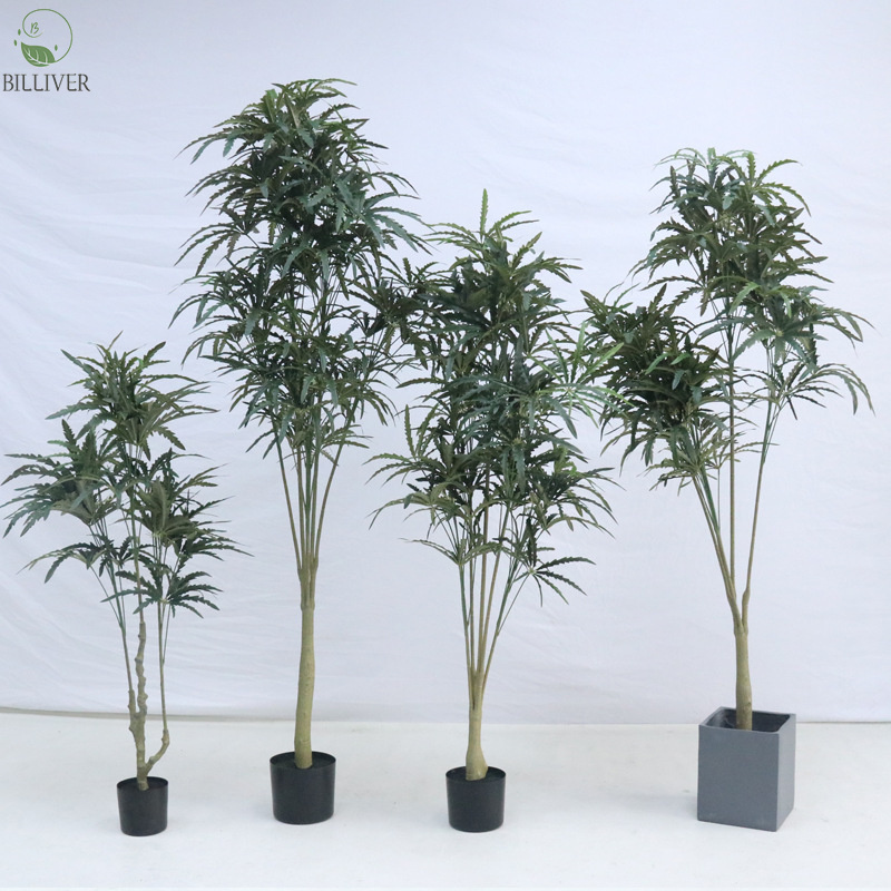 Wholesale Home Wedding Decoration Artificial Plants and Banana Trees Cheap Palm Bonsai fake plants artificial indoor decorative