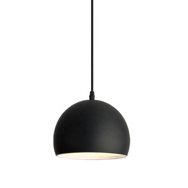 Modern minimalist dining room single head pendant light bedroom balcony dining table bar round Nordic pendant lights