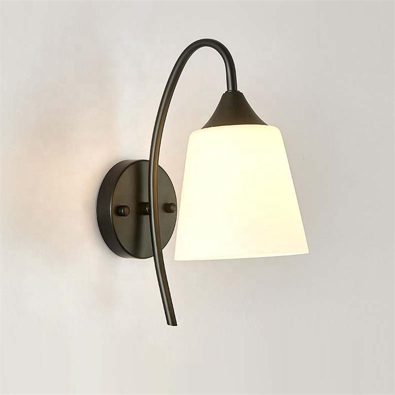 New American Country Iron Wall Lamps Modern Simple Indoor Stairway Hallway Wall Lamps Hotel