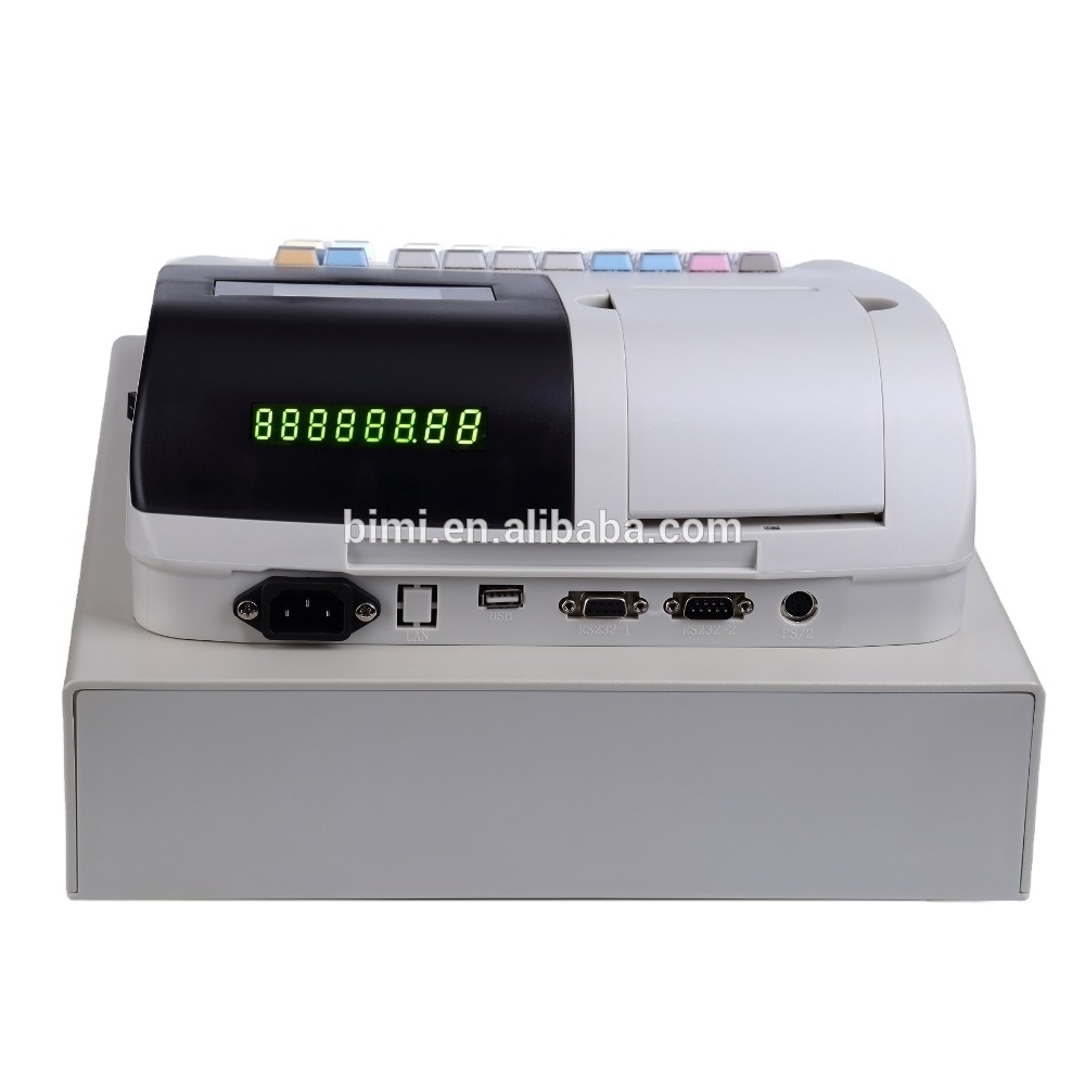 bimi Hot sale pos machine portable cash register mini with banknote drawer