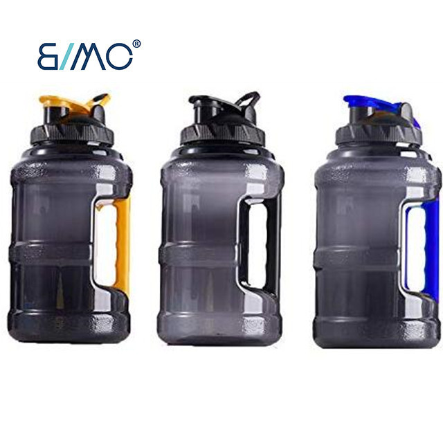 Gym Drinking Bottle Large Gallon Fitness Outdoor Camping Fitness Training Bodybuilding, 2.5 L  Plastic Water Filter Jug