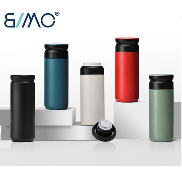 Hot Sale 12 Oz Double Wall Vacuum Insulated Coffee Cup With Lids Stainless Steel Travel Coffee Mugs