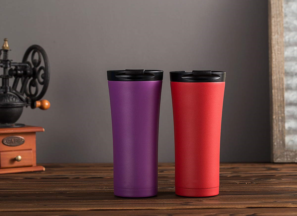 500Ml Stainless Steel Double Wall Vacuum Insulated Coffee Mug Stainless Steel Thermos Cup Set