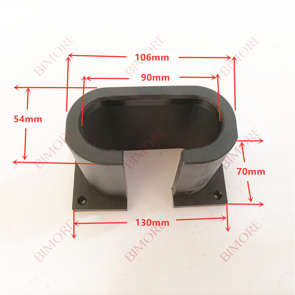 Bimore Escalator Parts Rubber Handrail Entry Inlet Cover