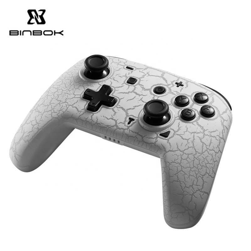 BINBOK Hot-selling Crack Design Switch Pro Controller for Nintendo Game Console Wireless Joypad Handheld Gamepad for Switch