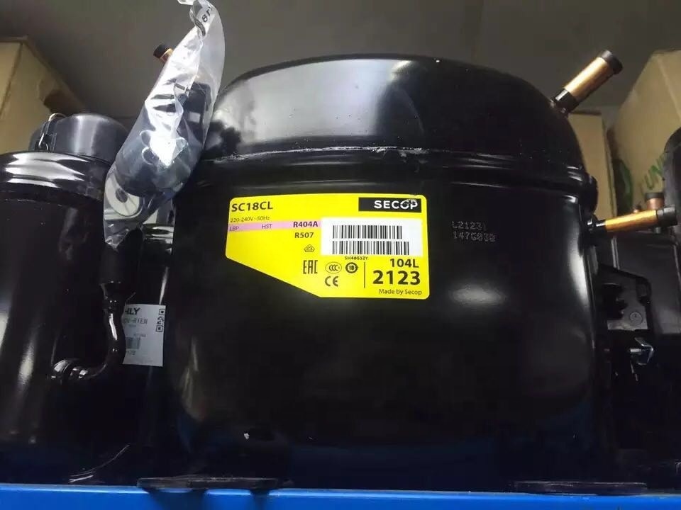 new Secop compressors sc18cl sc10cl sc12cl sc15cl sc21cl 2 ton 404a refrigeration compressors 404a gas refrigerant