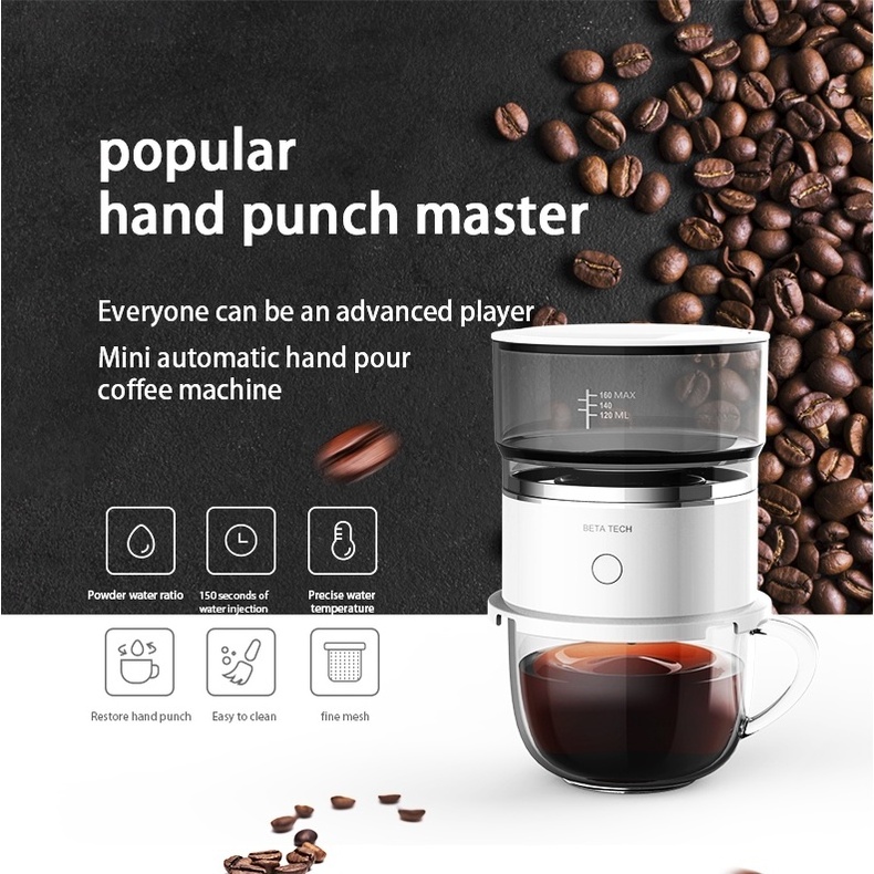 2022 hot selling Electric Coffee Maker Coffee Machine for household mini coffee grinder