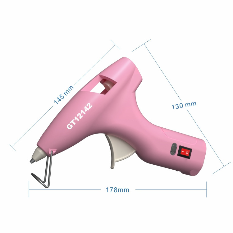 Factory hot melt glue gun mini Pink 30w  glue gun for toys diy hot-melt glue guns