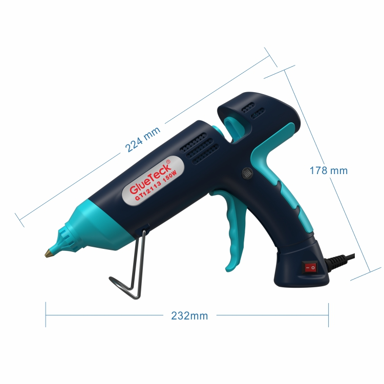 150W professional glue gun hot melt adhesive CE approved pro hot glue gun large power industrial