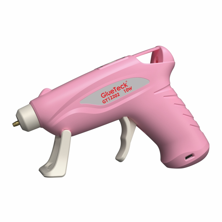 Factory Mini Kid's Small Glue Gun Wireless DC 10W Cordless Battery Powered Pink 3.7V Glue Gun Silicone Gun For Craft