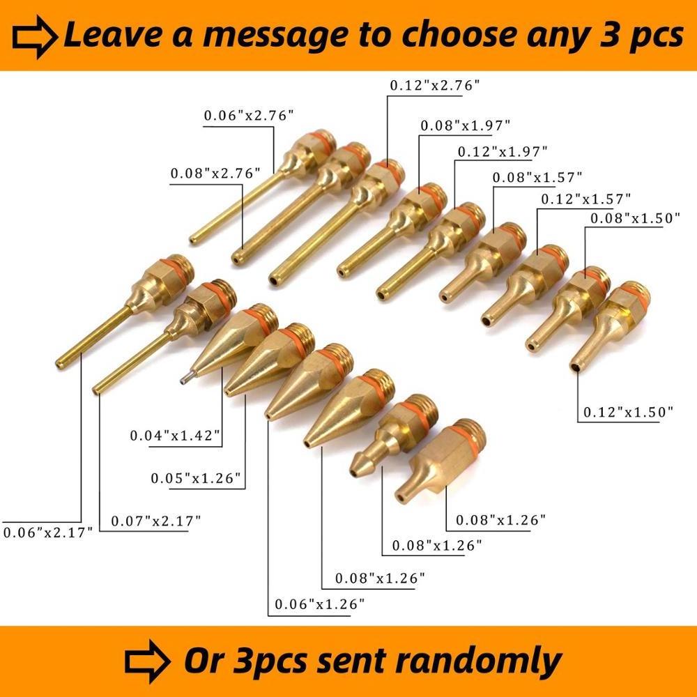 Glue Gun Copper Nozzle Small-bore Long Short Large Diameter 7/16inch Thread .04