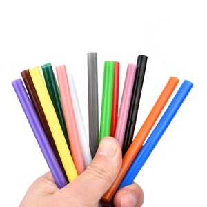 Hot Glue Colored Gun Sticks 12 Colors EVA Glue Mini Size Hot Melt Adhesive Sticks for DIY Art Craft Repair Bonding