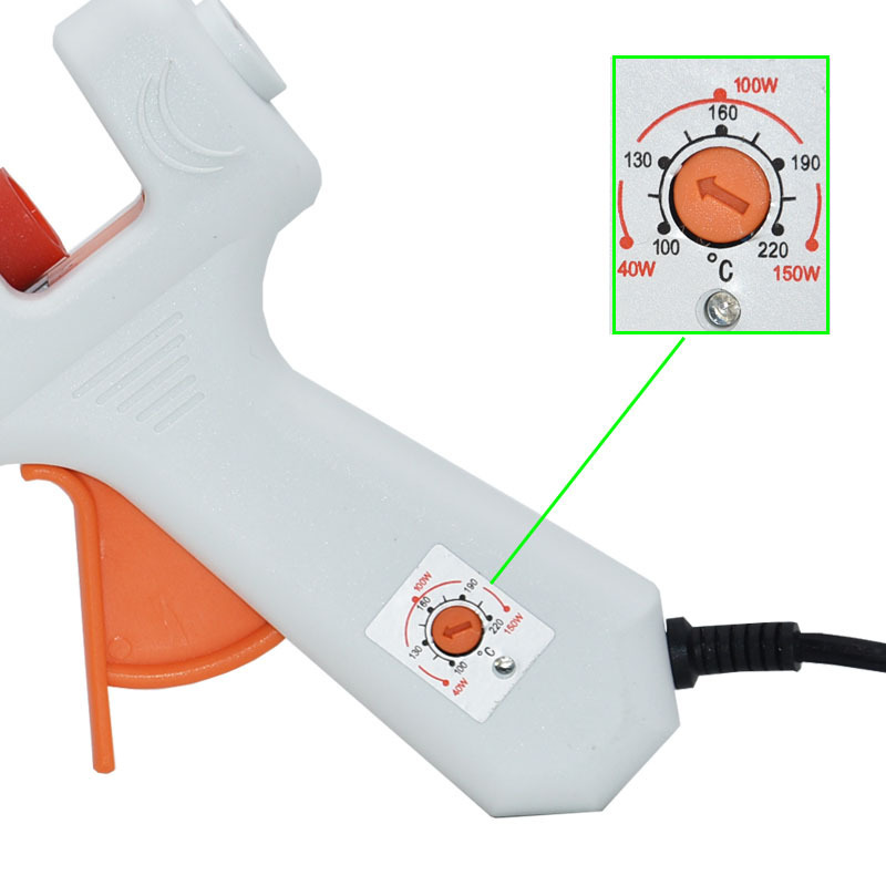 Silicone Glue Gun 100W Full Size With Glue Stick Anti-Drip High Quality Anti-Drip EU US Plug