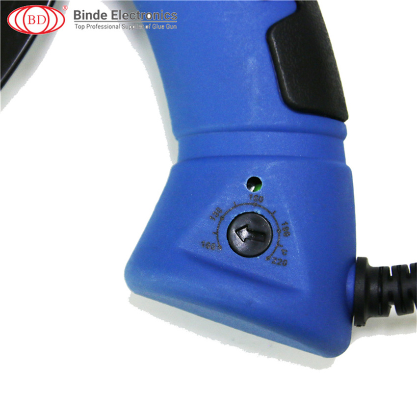 electric glue gun factory plastics OEM electric glue gun hot melt glue gun kit with brass nozzle