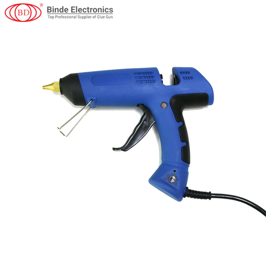 electric glue gun factory plastics OEM electric glue gun hot melt glue gun kit with brass nozzle