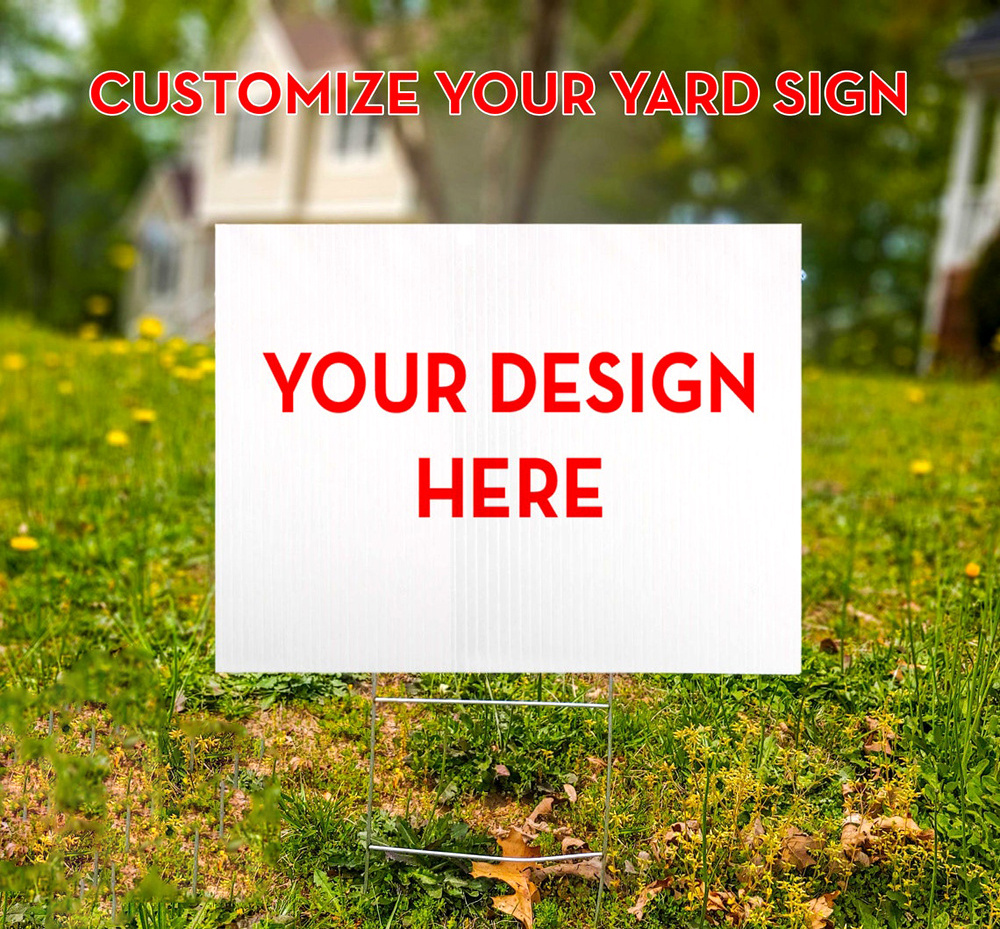 Custom cut metal congratulations celebration yard signs with stakes for indoor&outdoor advertising yard sign business starter