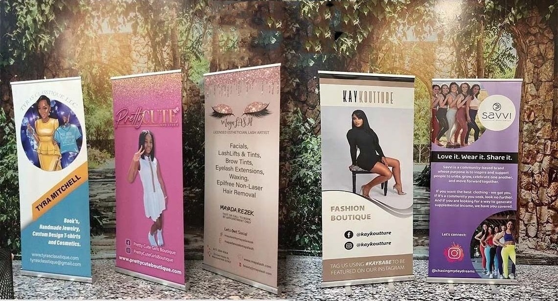 retractable telescopic tabletop roll up down marketing pole banner doble stand frame a3 a4 roller banner  stand 11