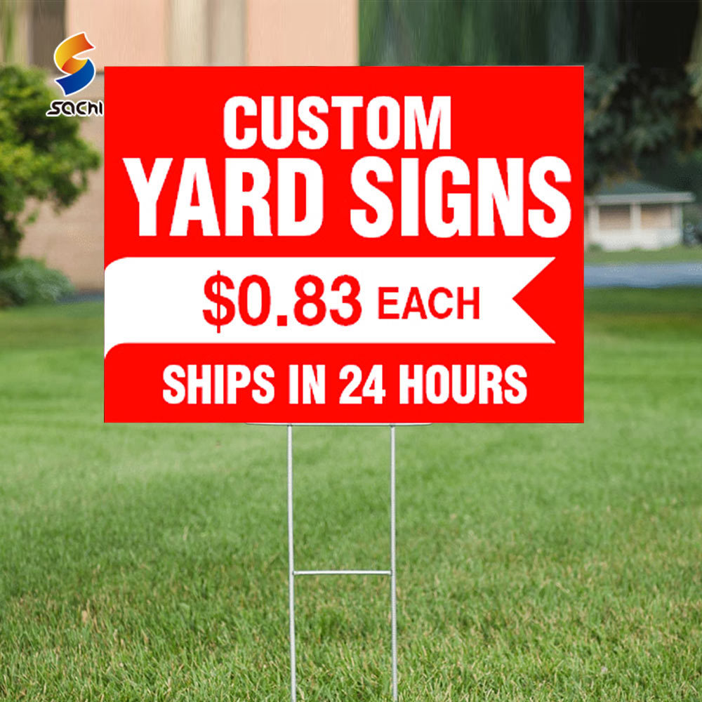 Custom cut metal congratulations celebration yard signs with stakes for indoor&outdoor advertising yard sign business starter