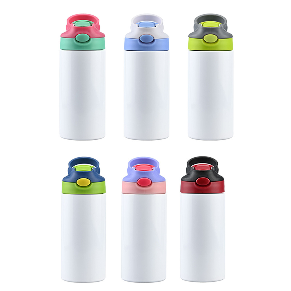 Wholesale Custom Logo 12oz Kids Sublimation Tumbler Stainless Steel Children Baby Water Bottle