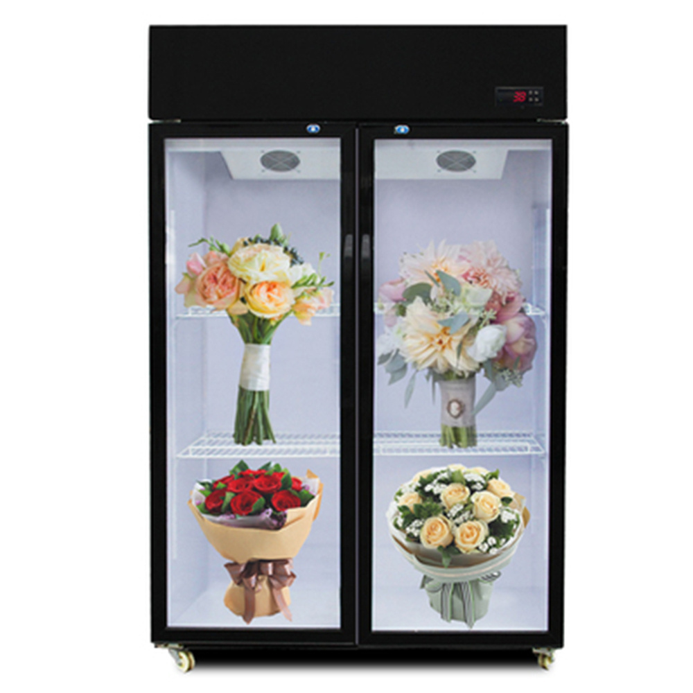 2023 Flower refrigerator commercial air cooled large capacity fridge flower display cooler