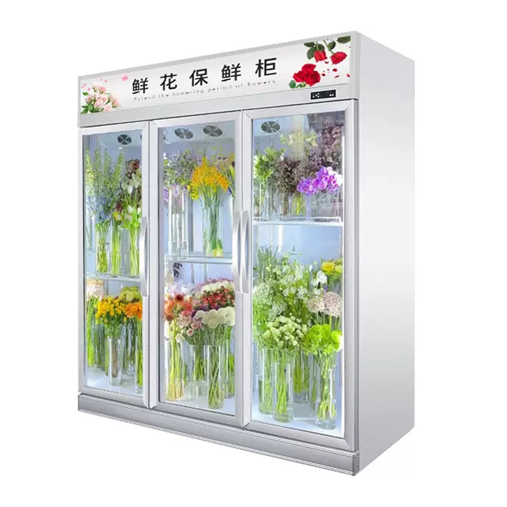 2023 Flower refrigerator commercial air cooled large capacity fridge flower display cooler