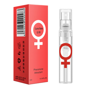 Private Label 3ml Pheromone Perfume Aphrodisiac Woman Orgasm Body Spray Perfume Attract Girl Scented Perfume