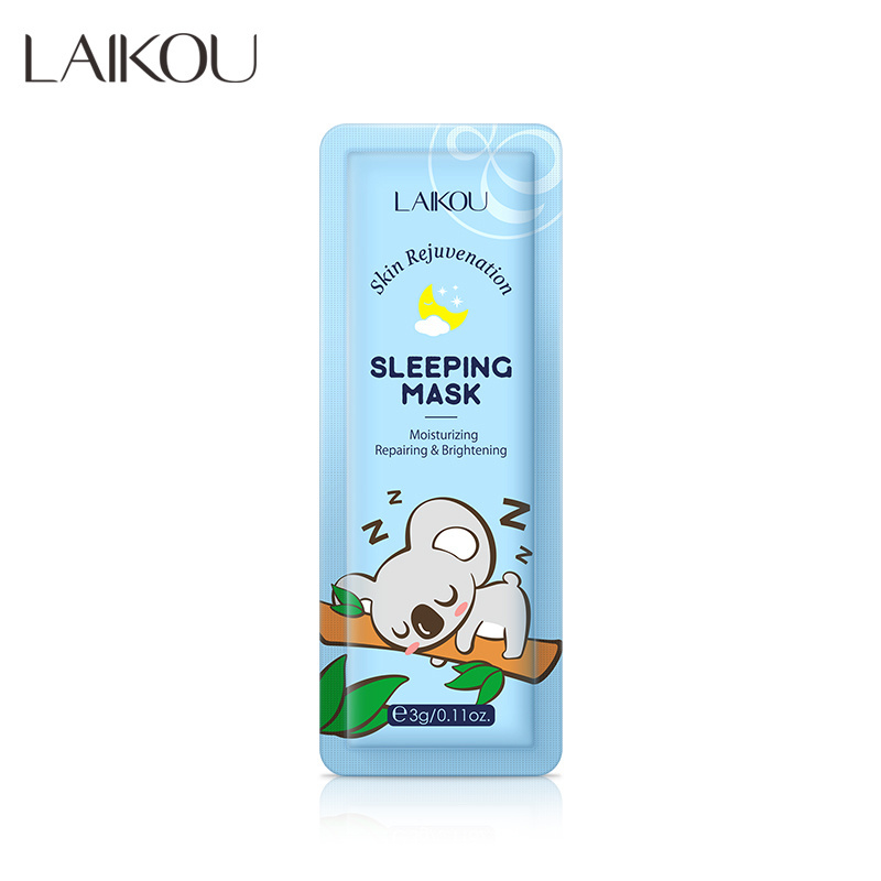 Laikou Hydrating Moisturizing Repairing Brightening Firming Anti Wrinkle Sakura Seaweed Snail Koala Matcha Sleeping Face Mask