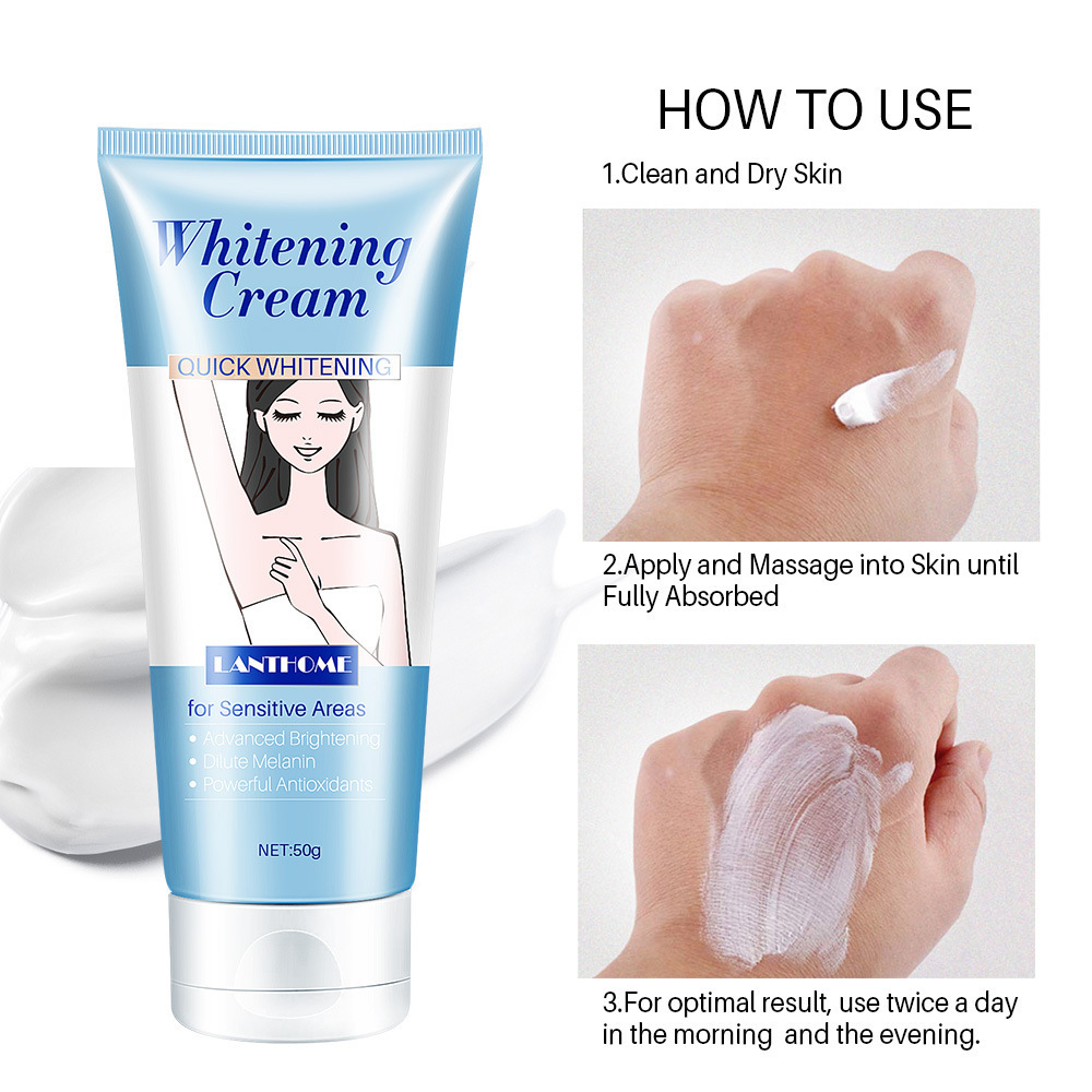 Lanthome Skin Armpit Body Vagina Whitening Cream Face brightening Whitening Cream For Sensitive Areas