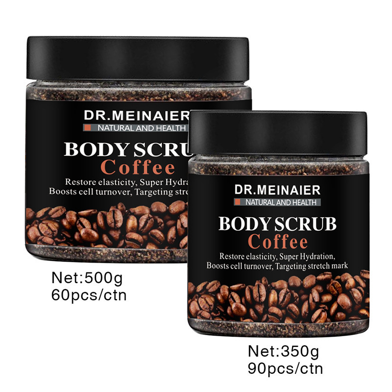 Hot selling DR MEINAIER salt body scrub natural body sugar scrub exfoliate coffee skin scrub