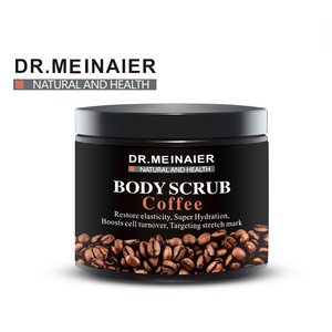 Hot selling DR MEINAIER salt body scrub natural body sugar scrub exfoliate coffee skin scrub