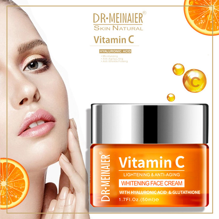 Private Label DR MEINAIER Face Skin Firming Whitening Glowing Moisturizer Anti Aging Vitamin C Cream