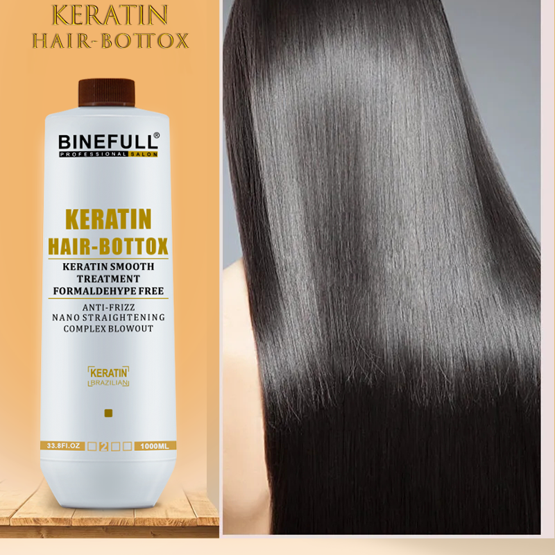 Smoothing Treatment Nano Straighten Complex Blowout Brazilian Keratin Hair Bottox