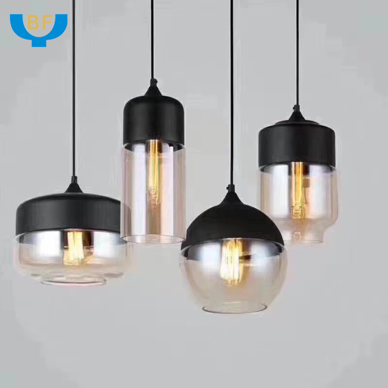 China Glass Factory Customize Any Glass Material Ceiling Lamp Cover Pendant Lampshade