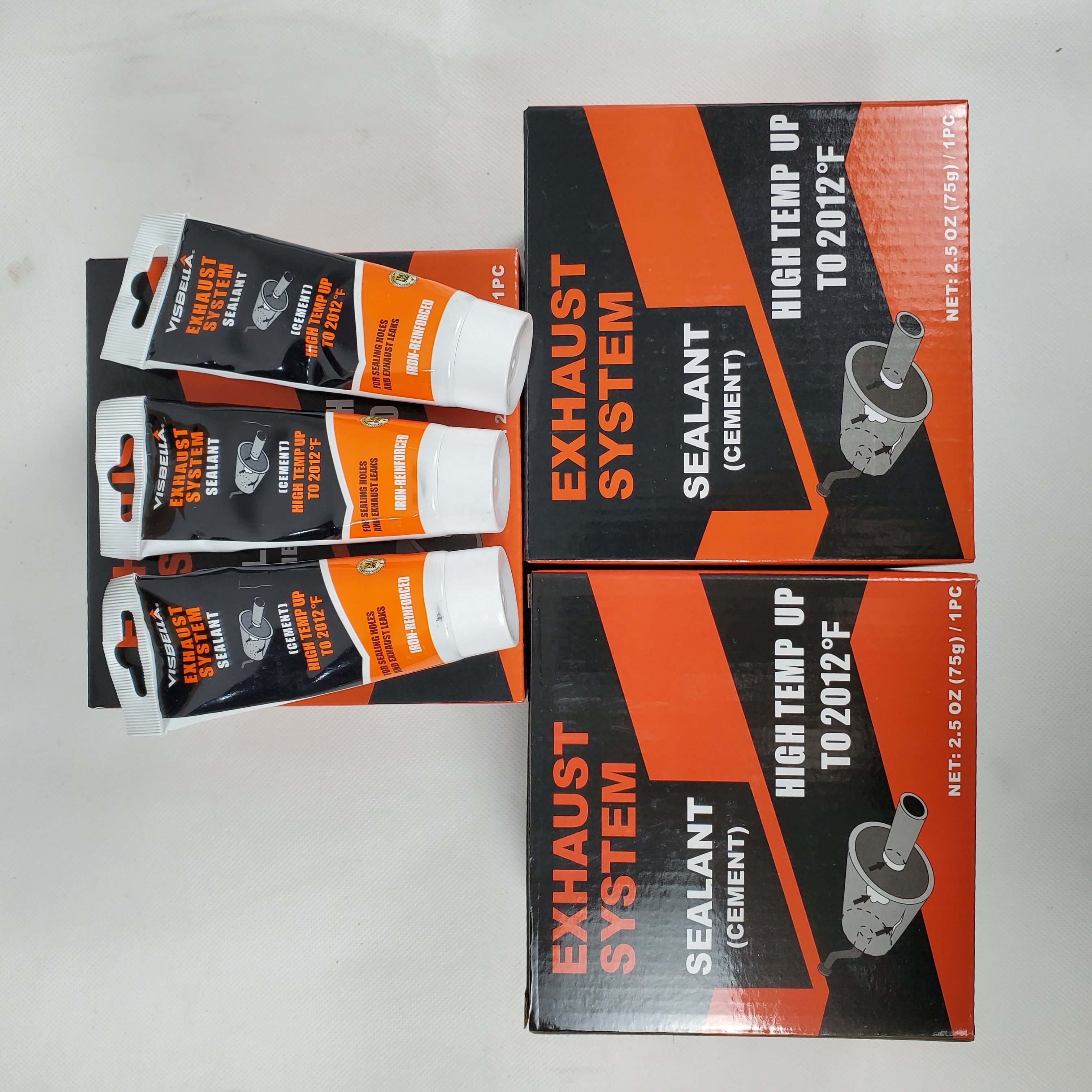 Auto Exhaust Visbella Superior quality High Temp Car Exhaust Pipe Sealant Visbella Good Performance Exhaust System Sealer Cement