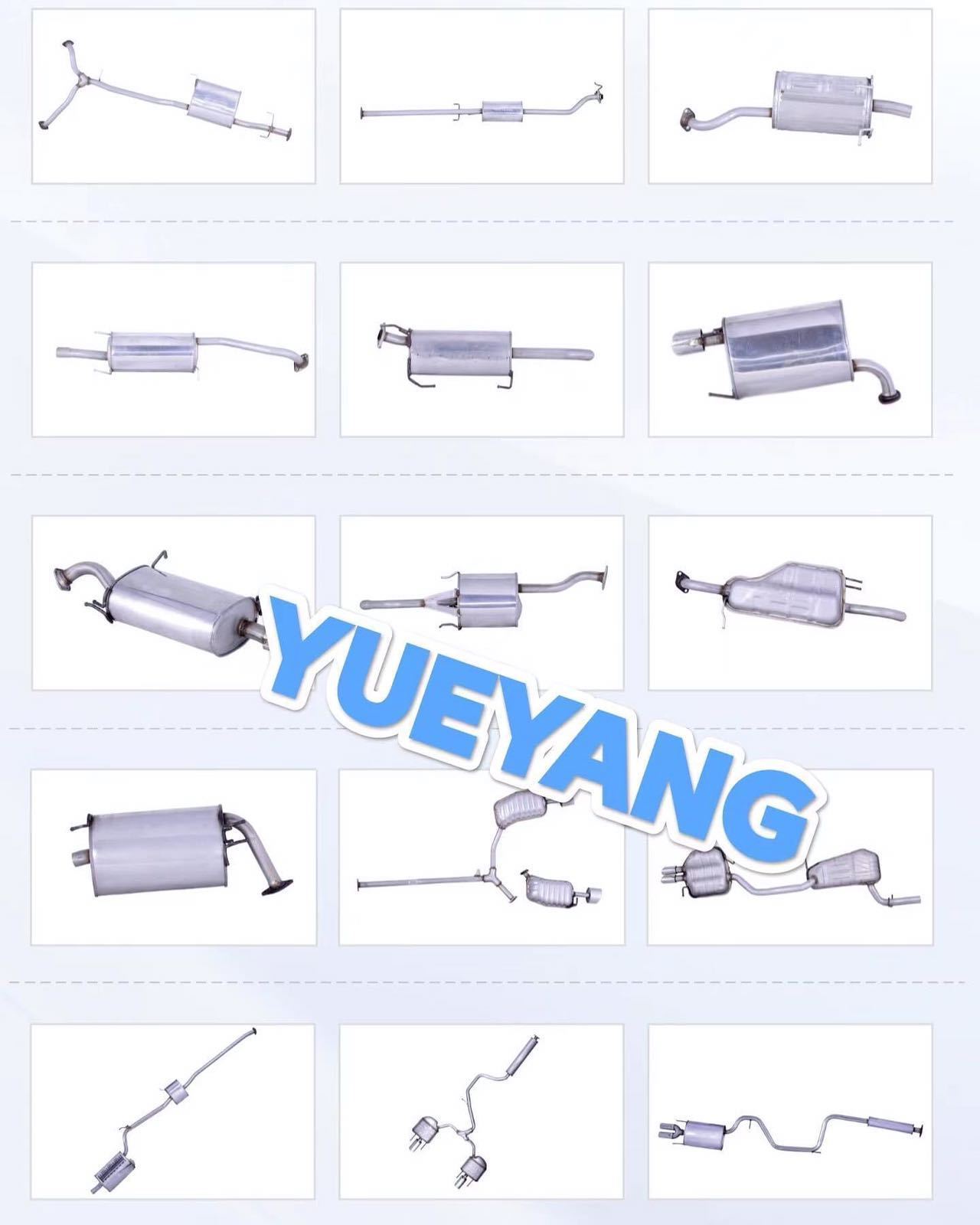 YUEYANG Best Selling Wholesale Stainless Steel High Performance rear exhaust system for Toyota Camry mufflers