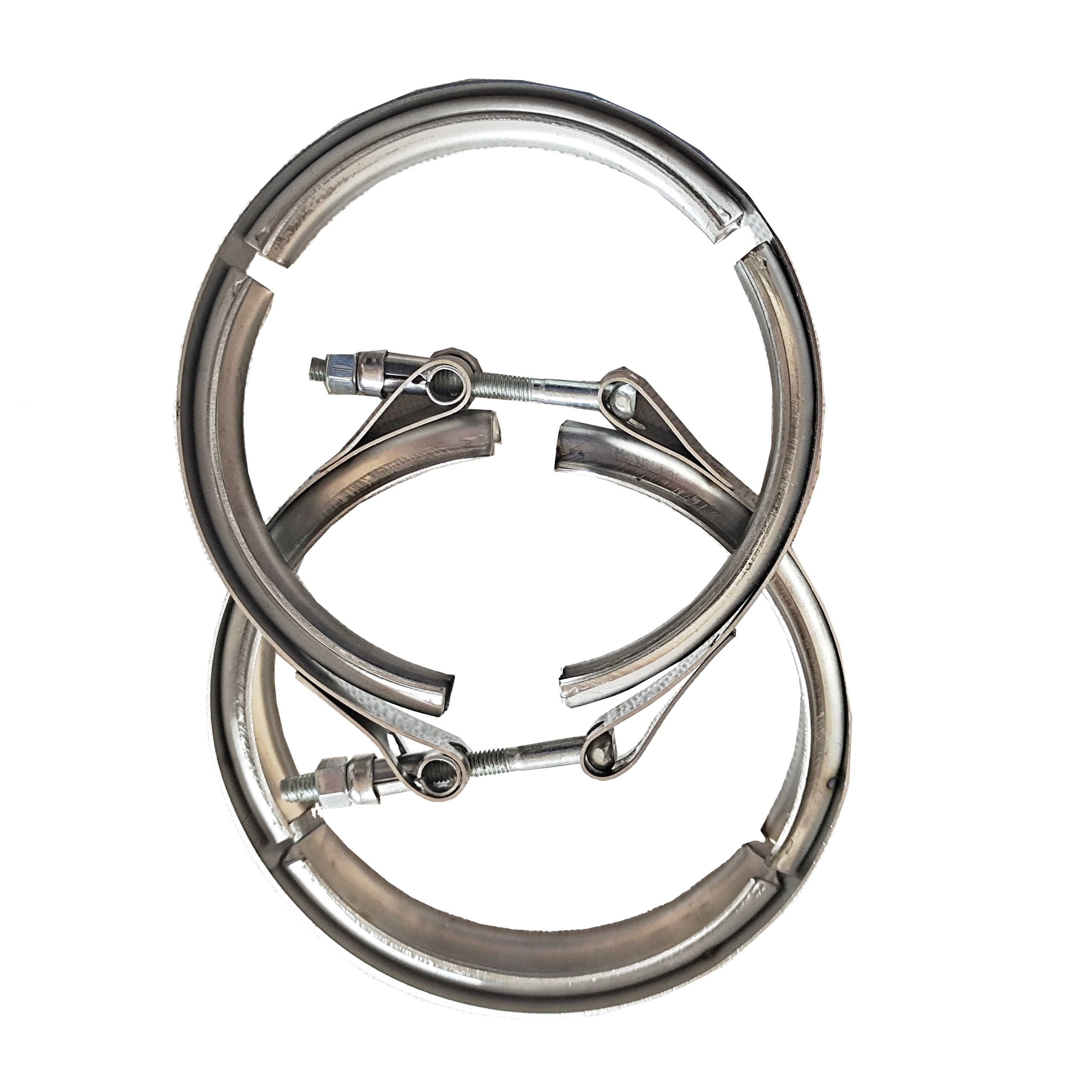 Stainless steel V band clamp interlocking for Car exhaust system use