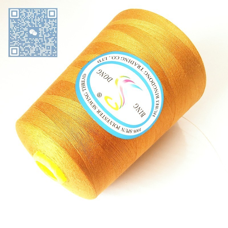 3000m/cone Ne Sewing Thread Factory Price 30S/2 Bleach White 100% Spun Polyester OEM ODM Sewing Clothing Oeko-tex Standard 100