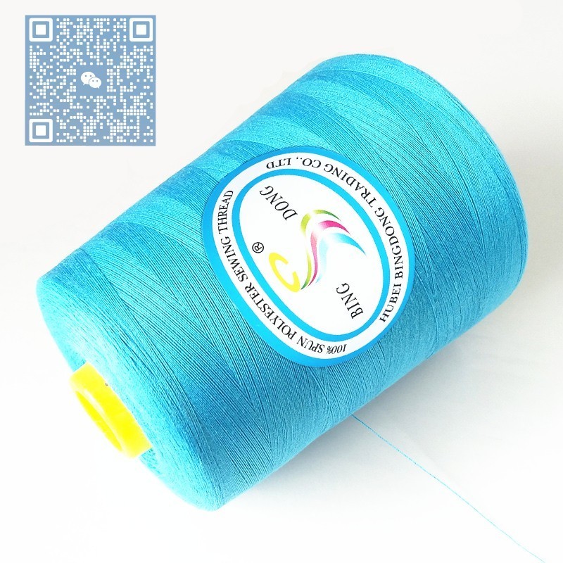 3000m/cone Ne Sewing Thread Factory Price 30S/2 Bleach White 100% Spun Polyester OEM ODM Sewing Clothing Oeko-tex Standard 100