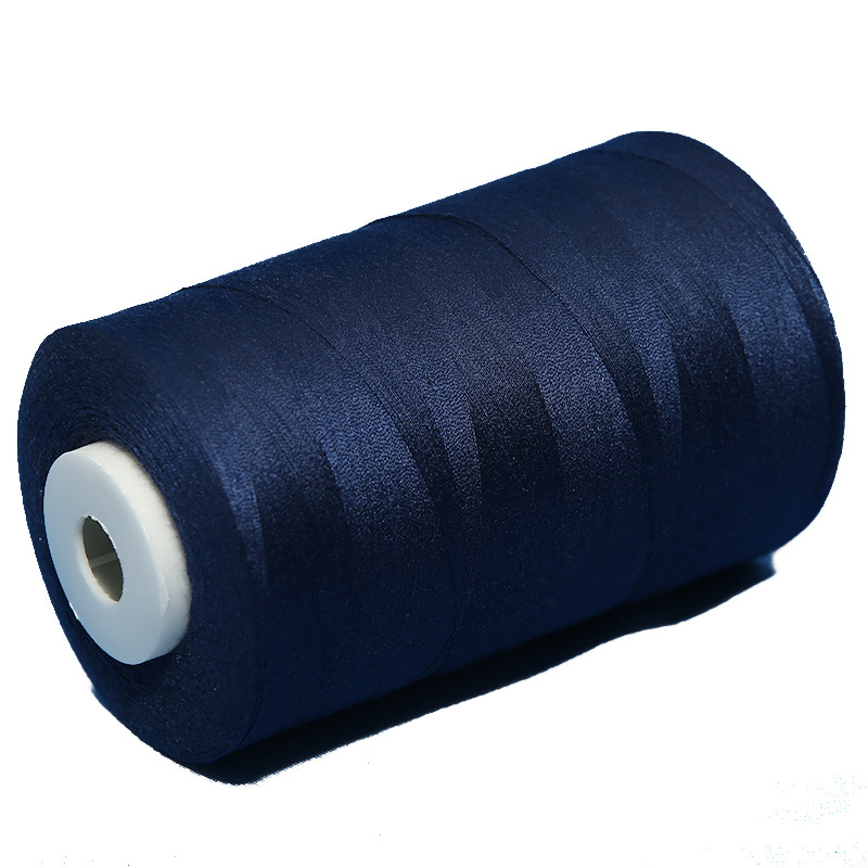 Navy Factory Wholesale 100 Spun Polyester Sewing Thread 100% polyester Sewing DMC Threads