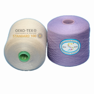 100% Polyester Clothing Sewing Dyed Spun Yarn Close Virgin Yarn Eco Friendly Yarn 20S/3 30/3 40/3 50/3 60/3 Recycled Polyester