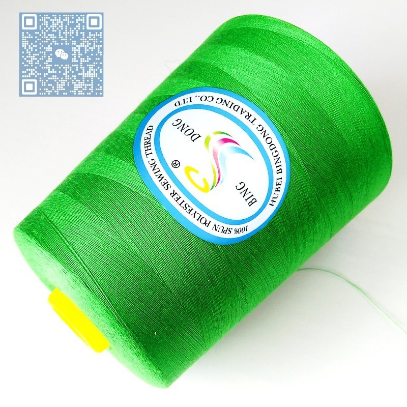 3000m/cone Ne Sewing Thread Factory Price 30S/2 Bleach White 100% Spun Polyester OEM ODM Sewing Clothing Oeko-tex Standard 100