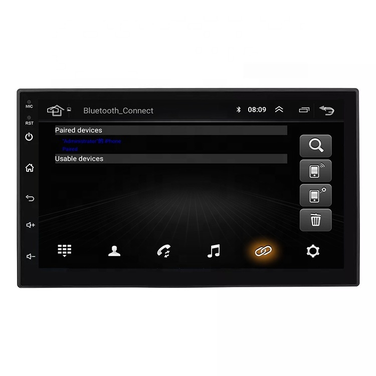 Car MP5 Player Android 10 4Core 1.3GHz Navigation Touch Screen Smart Car Radio Universal Car RDS Video DVD Player